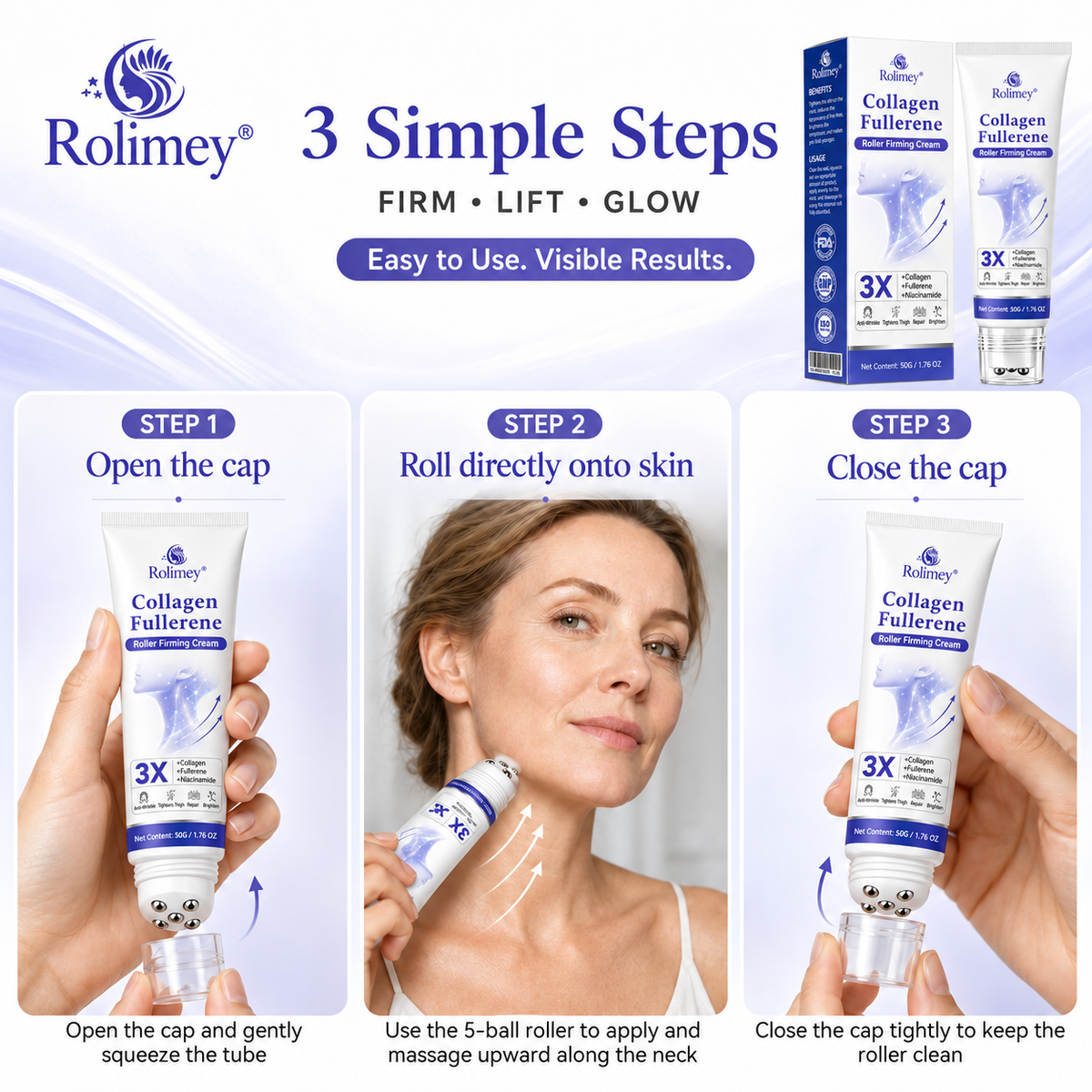 Rolimay® 𝐂𝐨𝐥𝐥𝐚𝐠𝐞𝐧 & 𝐅𝐮𝐥𝐥𝐞𝐫𝐞𝐧𝐞 𝐑𝐨𝐥𝐥𝐞𝐫 𝐅𝐢𝐫𝐦𝐢𝐧𝐠 𝐂𝐫𝐞𝐚𝐦⏰Enjoy an exclusive 30% discount⏰