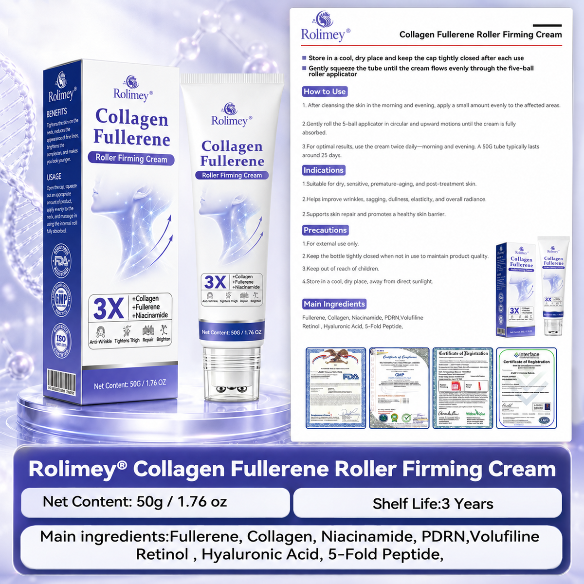 Rolimay® 𝐂𝐨𝐥𝐥𝐚𝐠𝐞𝐧 & 𝐅𝐮𝐥𝐥𝐞𝐫𝐞𝐧𝐞 𝐑𝐨𝐥𝐥𝐞𝐫 𝐅𝐢𝐫𝐦𝐢𝐧𝐠 𝐂𝐫𝐞𝐚𝐦⏰Enjoy an exclusive 30% discount⏰