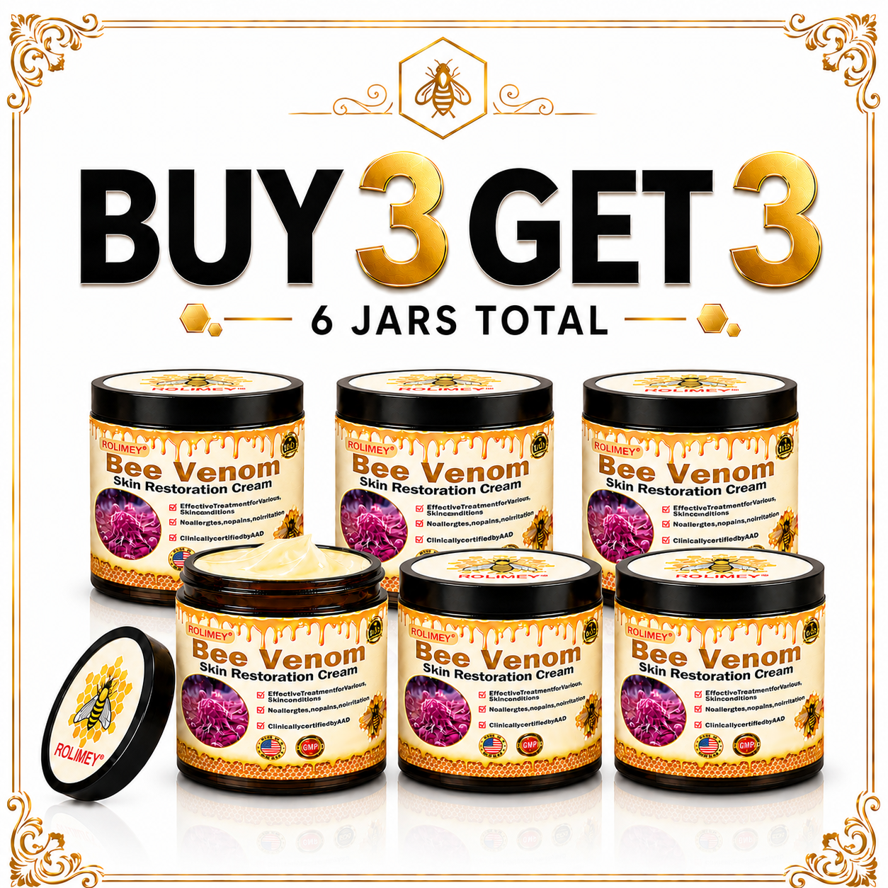 🌟6 Jars ( Buy 3 Get 3 Free )